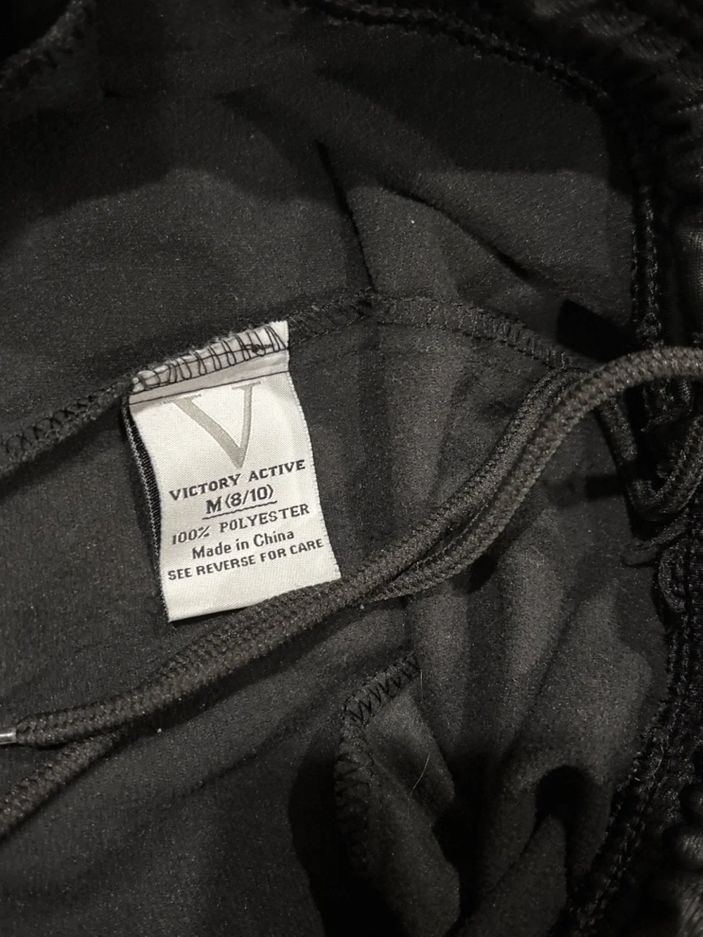 Bundle of 2 Victory Active Women’s Elastic Striped Track Pants Joggers Sz Medium - Picture 4 of 5